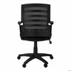 Homeroots 37.75 in. FoamMDFPolypropylene & Metal Multi-Position Office Chair 333420